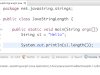 String Metotlarıyla İlgili Örnek Java Programları