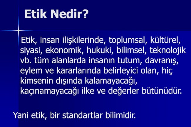 IEEE MESLEKİ ETİK KURALLARI 